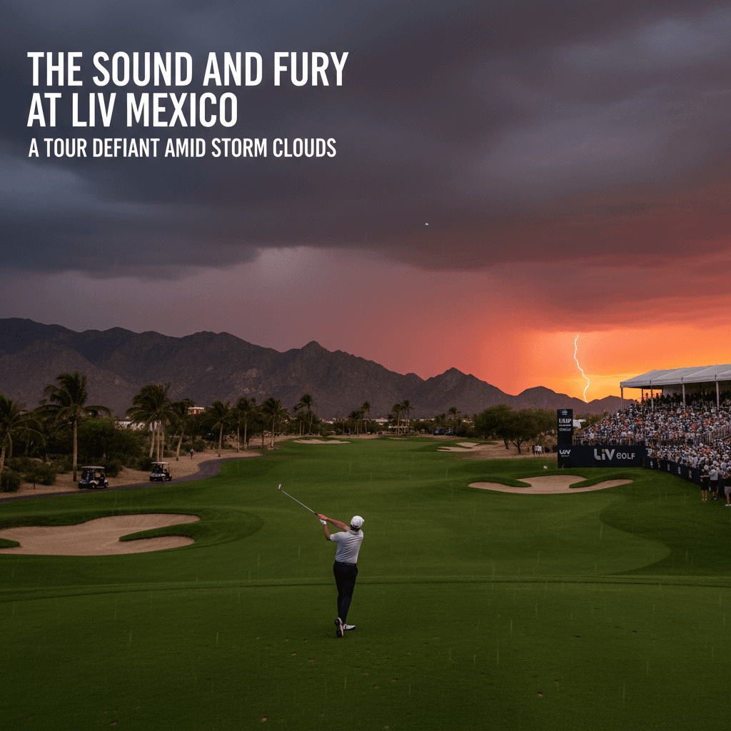 The Sound and Fury at LIV Mexico: A Tour Defiant Amid Storm Clouds
